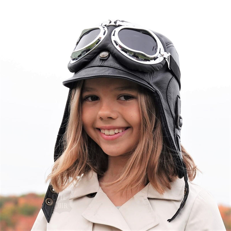 Chapeau aviateur enfants