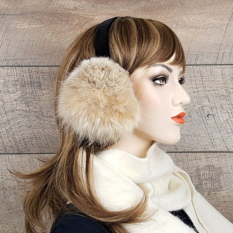 cache-oreilles femme fourrure