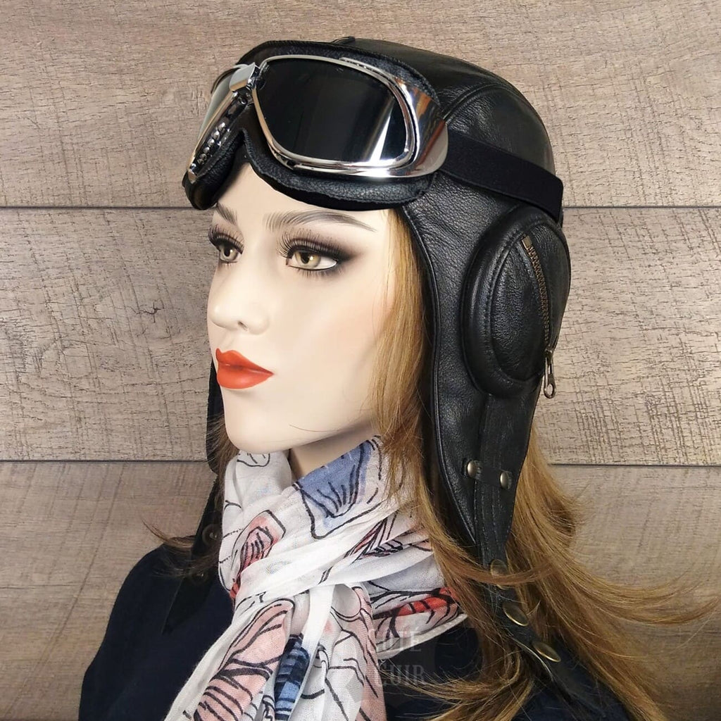 casque aviateur femme