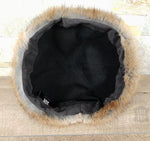 Intérieur du chapeau en rat musqué