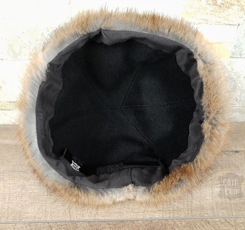 Intérieur du chapeau en rat musuqé