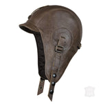 Casque aviateur cuir marron